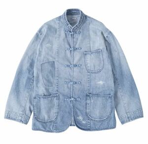 PORTER CLASSIC CANNERY ROW DENIM CHINESE JACKET ポータークラシック サイズ2