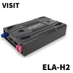 【取寄】VISIT ELA-H2 HDMI入出力付 CarPlay搭載車 YouTube NETFLIX AmazonPrime ビデオ動画再生 USB接続