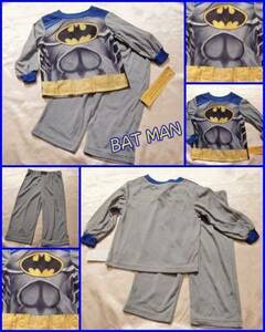 アメリカ直輸入　バットマン　子供用　パジャマ　変身　なりきり　輸入子供服　男の子　アベンジャーズ　マーベル　アメコミ　2Ｔ　90cm