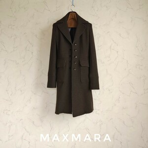 極上の逸品 美品 MAXMARA 一級品モダンチェスターコート マックスマーラ weekend ウィークエンド 目を惹くエレガントデザイン