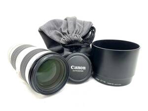 H896*50　CANON　キャノン　ZOOM LENS EF70-200mm 1:4 LIS USM　望遠ズームレンズ　レンズ　カメラ　レンズキャップ/保存袋付き