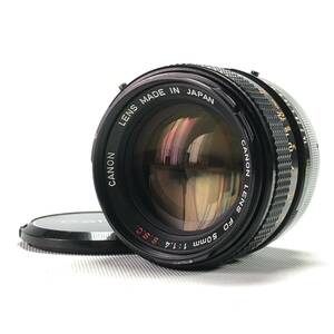 Canon FD 50mm F1.4 S.S.C. キヤノン 並品 24C ヱOA4e