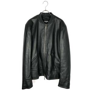 DSQUARED2(ディースクエアード) leather riders jacket 18SS (black)