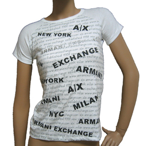 ＡＲＭＡＮＩ　ＥＸＣＨＡＮＧＥ print Logo Tshirt ／アルマーニエクスチェンジ　A|Xプリント　ロゴＴシャツ ax-16　ブラック　Ｓサイズ