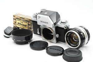 Nikon ニコン Nikon F フォトミックFTN シルバー ボディ 非Ai NIKKOR-S Auto 50mm F1.4 レンズ アングルファインダー付き（t5624）