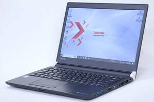 【1円～】コスパ最強！バッテリー良好！Office2019搭載即戦力PC！dynabook R73/J Celeron 3865U RAM8GB SSD128GB 13.3TFT Win10