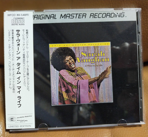 ●CD MFSL サラ・ヴォーン ア・タイム・イン・マイ・ライフ Sarah Vaughan A Time in May Life　LIMITED EDITION イマジンなど 高音質CD