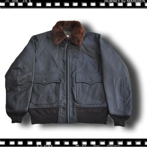 復刻フライトジャケット G1 FLIGHT JACKET サイズ３８新品 ゴートスキン US NAVY