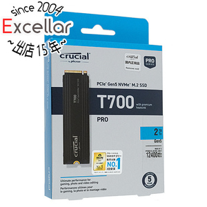 crucial 内蔵型 M.2 SSD T700 CT2000T700SSD5JP 2TB [管理:1000027985]