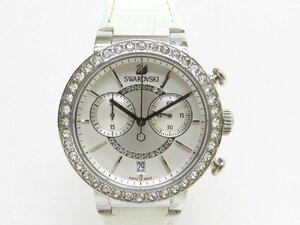 スワロフスキー SWAROVSKI 5027127 クロノグラフ クォーツ 腕時計 △WA5770