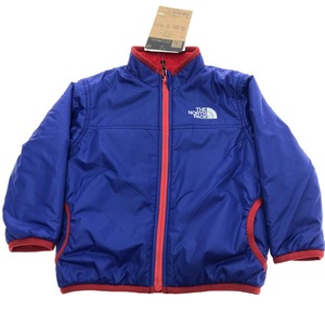 □□ THE NORTH FACE ザノースフェイス ベビーリバーシブルコージージャケット 90cm NYB82244 ラピスブルー 目立った傷や汚れなし