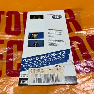 ペット・ショップ・ボーイズ　シングルCD ペットショップボーイズ/オールウェイズオンマイマインド 短冊シングルCD ドゥアイハフトゥ