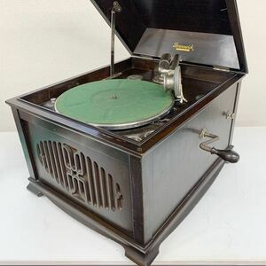 【D3】 Brunswick MODEL 105 蓄音機 現状品 ブランズウィック アンティーク レトロ 1288-12