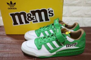 新品 定価20900円　27.5㎝ adidas アディダス　FORUM LOW 84 - M&Ms CREW-v1 フォーラム　ロー　緑　グリーン