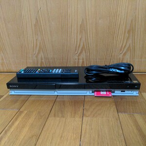 SONY ブルーレイレコーダー　BDZ-ZW1500　2番組同時録画　動作品 リモコン　b-casカード　電源コード　①