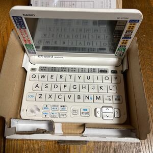 超美品 CASIO カシオ エクスワード XD-G7500 EX-word 電子辞書 スペイン ポルトガル語 元箱 説明書付き ほぼ未使用品