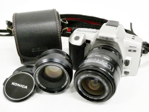 16 00-000000-00 [Y] MINOLTA ミノルタ 360si α アルファ 一眼レフ フィルムカメラ レンズ コニカ HEXANON AR 50mm F1.7 他 セット 福00