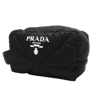 プラダ ポーチ PRADA キルティング ナイロン ハンドル付き 2NA050 2DXR F0002 アウトレット メンズ