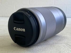 未使用 Canonキャノン ZOOM LENS EF-M 55-200mm IMAGE STABILIZER F4.5-6.3 IS STM ф52m シルバー 一眼カメラ用レンズ *長期保管品