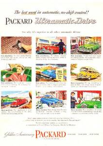◆1949年の自動車広告　パッカード　　スチュードベーカー