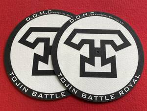 「D.O.H.C.」TOJIN BATTLE ROYAL スリップマット 2枚セット ターンテーブルマット！12インチ用