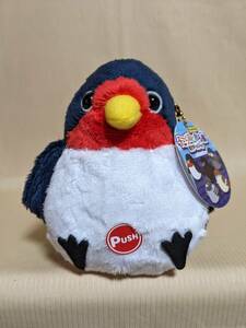 そこら辺におる鳥 鳴き声ぬいぐるみマスコットBL（ボールチェーン付）お腹を押すとリアルボイスで鳴き声がするよ！