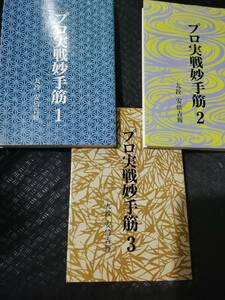 【ご注意 裁断本です】プロ実戦妙手筋　全3冊セット