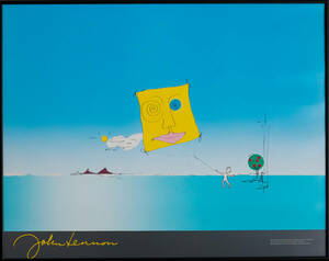 「ジョン・レノン」リトグラフポスター The Kite