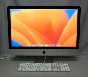 □iMac Retina 5K 27inch 2017/i7-7700K 4.2G/メモリ16G/512GB SSD/Radeon Pro 580/MNEA2J/A□■