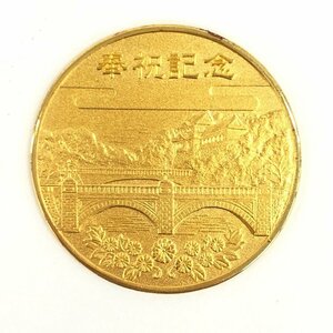 K24　純金メダル　天皇陛下御即位10年記念　1000刻印　総重量7.1g【CDAX6037】