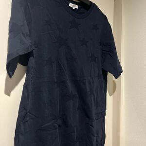 PLST 半袖 Tシャツ Lサイズ　星柄　ネイビー