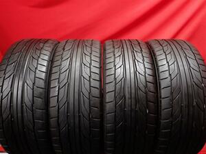 中古タイヤ 225/45R18 95Y 4本セット ニットー NT555 G2 NITTO NT555 G2 8.5分山★n18 クラウン マークX オデッセイ アテンザ エスティマ