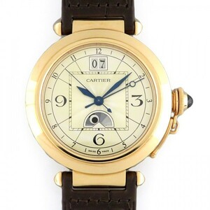 カルティエ Cartier パシャ 2タイムゾーン ナイト&デイ W3109151 シルバー文字盤 新古品 腕時計 メンズ