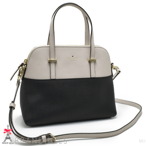 ケイトスペード ハンドバッグ CEDAR STREET MAISE レザー ブラック ぺブル 2WAY PXRU4471 kate spade new york 美品