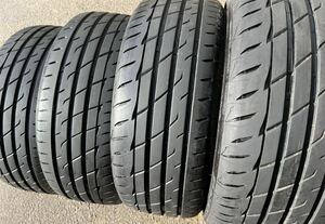 夏タイヤ　中古　BS製　ポテンザ アドレナリン RE004 225/45R18 95W クラウン マークX オデッセイ アテンザ 4本セット