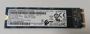 SD8SN8U-128G-1001 消去済み 中古品 送料無料 SSD X400 M.2 2280 　