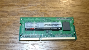 ノートPCメモリ 4GB PC3-12800S CL11 DDR3 SO-DIMM SDRAM