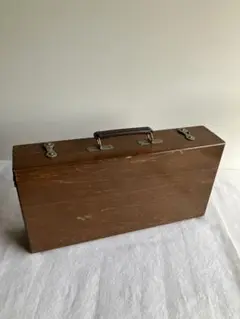木箱入油絵セット　スケッチボックス　ホルベイン　D&B　写生携帯道具箱