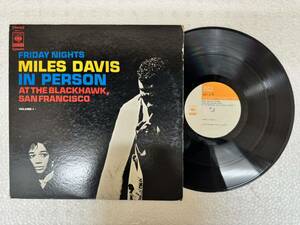 売切〜♪Miles Davis マイルス・デイヴィス ／ IN PERSON／LPレコード／JAZZ 
