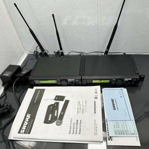 SHURE ULPX4 ワイヤレスマイクレシーバー　受信機　 2台　現状品