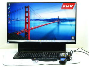 (B-04)★新品液晶★ESPRIMO FH90/A3 i7-6700HQ★SSD 512GB HDD 3TB★16GB★27型ワイド　地デジ/TV ダブル録画★windows11★office2021★