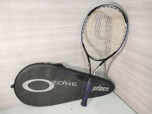 A032/ prince プリンス O3 OZONE FOUR テニスラケット 【中古品】ケース付き