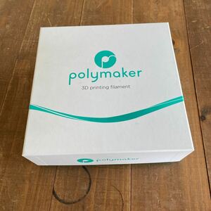 黒　ポリメーカー(Polymaker) 3Dプリンター用ポリカーボネート製フィラメント PolyMax PC 1.75mm 黒