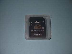 TOSHIBA SDHCカード 4GB 