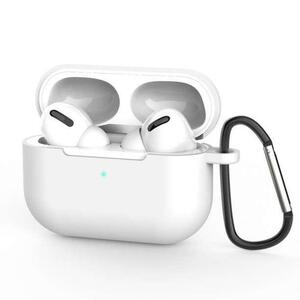 AirPods Pro ケース シリコン 保護ケース アップル エアポッズ 白