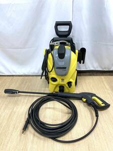 【E097】KARCHER ケルヒャー 高圧洗浄機 K3 SILENT サイレント 水出し確認済み 1.601-449.0 ジャンク品 b