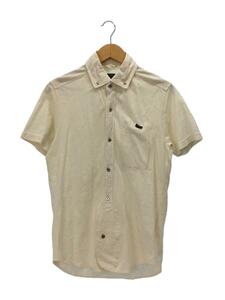 Nigel Cabourn◆半袖シャツ/46/コットン/WHT/無地/8050011041