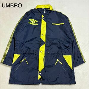 90s UMBRO アンブロ サイドライン モッズコート 蛍光色 