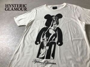 初期ヴィンテージ●HYSTERIC GLAMOUR●BE@RBRICK コラボ ガール・ベアプリック Tシャツ●ヒステリックグラマー