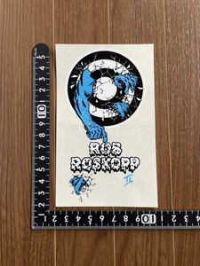 激レア!! 80s SANTA CRUZ サンタクルーズ ロブ ロスコップ ターゲット2 ビンテージ スケートボード ステッカー 新品 vintage skateboard